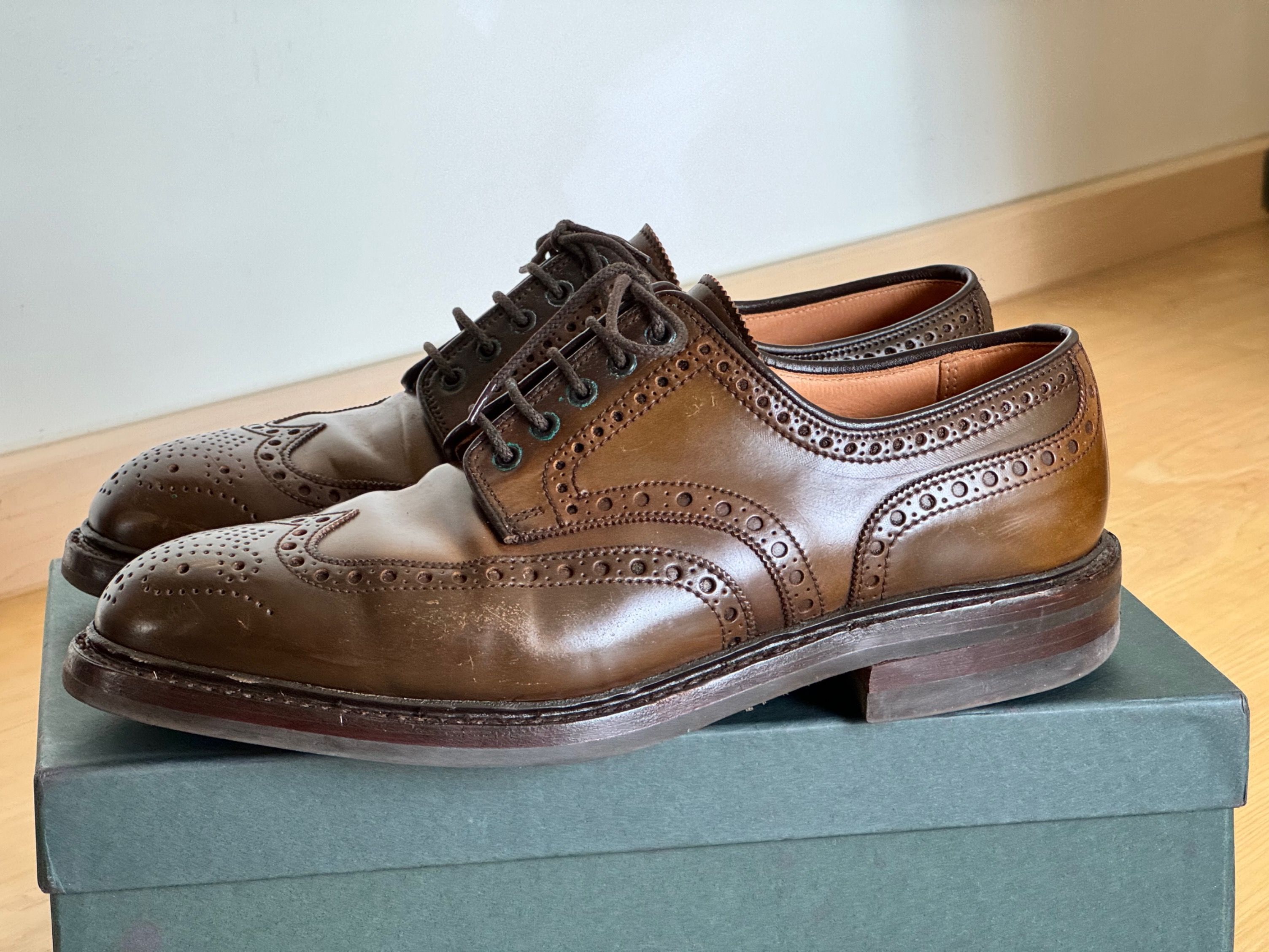 Crockett and Jones Shell Cordovan Cardigan IV UK 7.5 Men s Fashion Footwear Dress Shoes on Carousell