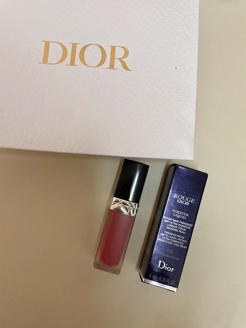 Dior lipstick rouge forever liquid, Beauty & Personal Care, Face
