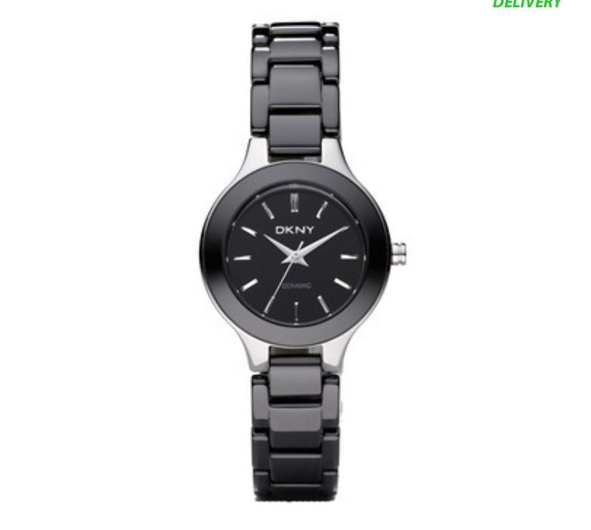 Dkny black ceramic watch 2025