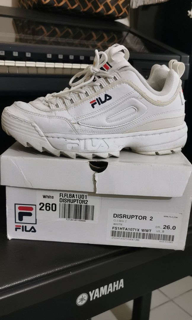 Fila disruptor blanche shop