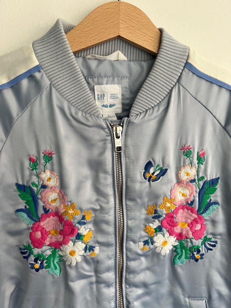 Gap floral bomber jacket online