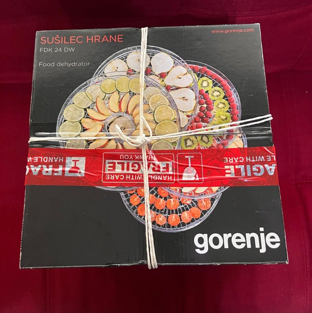 Gorenje Food Dehydrator (Category: Cookware & Accessories) located in Paranaque City. Submitted by poco_2123 (Listing ID 1328150934, Image 2). Description: Brandnew food dehydrator. Never use, still in box. Purchased at SM..