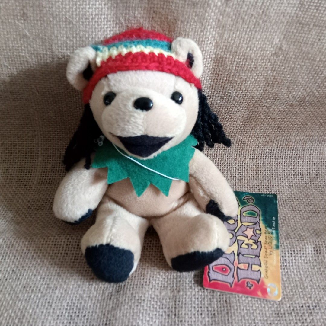 GRATEFUL DEAD 'DREAD HEAD' bean bear collectibles by LIQUID BLUE