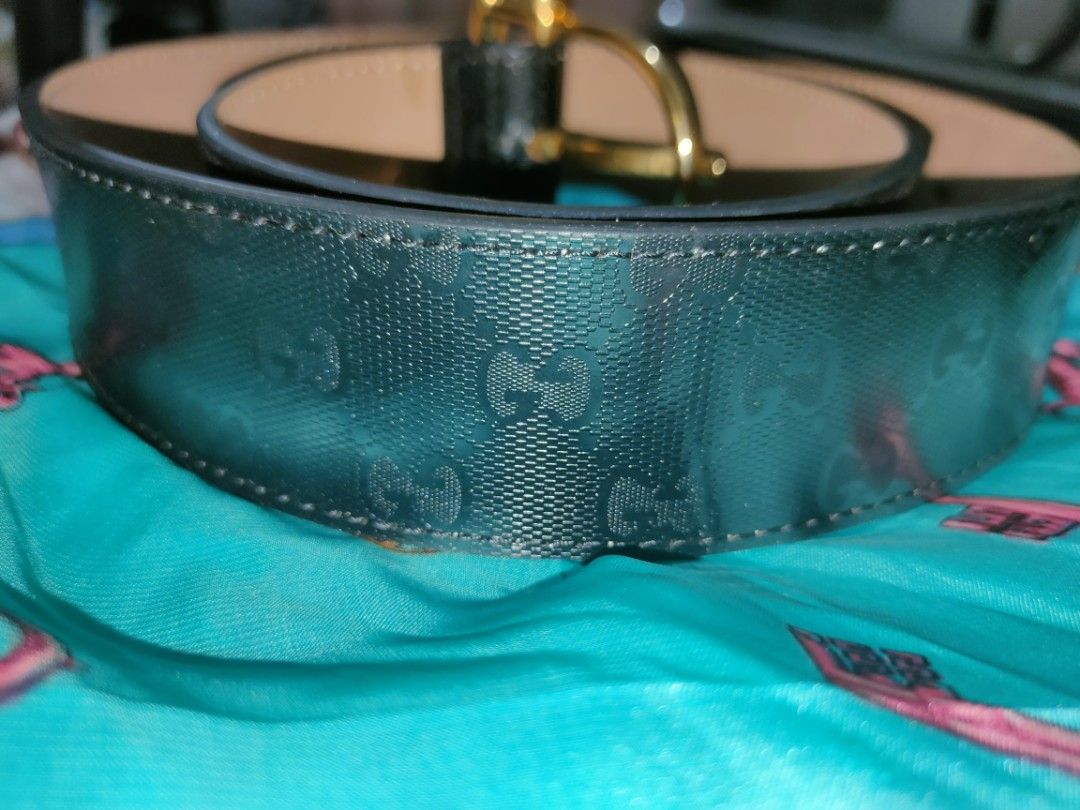SALE Gucci Belt GG size 85 upto 34 inches waist 100 Authentic ALMOST