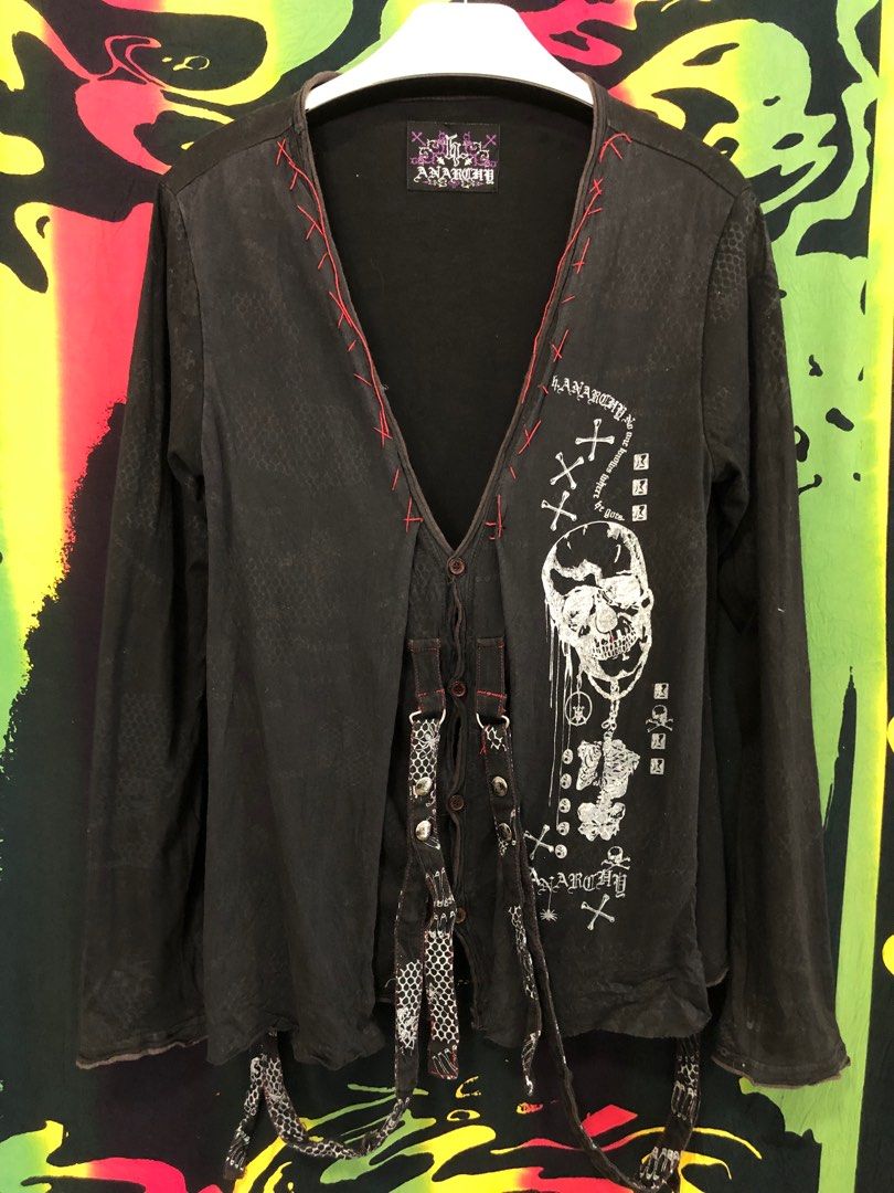 H. Naoto punk Anarchy light jacket