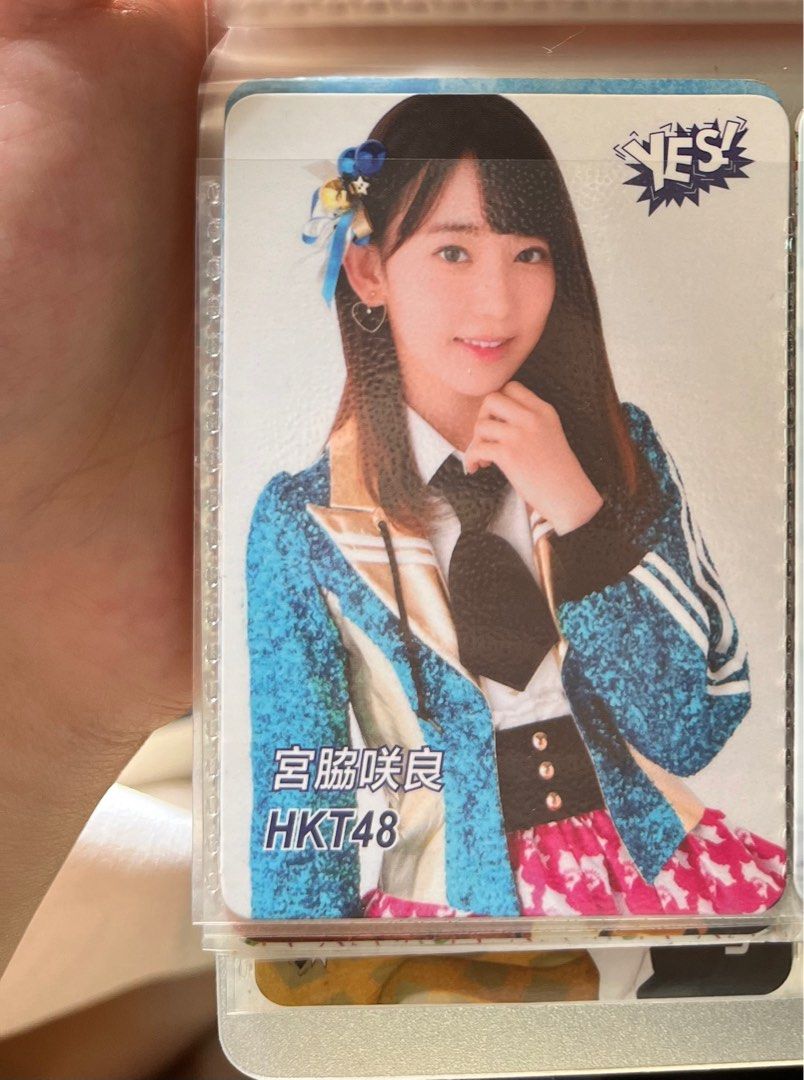 HKT48 宮脇咲良島崎遙香LE SSERAFIM 小櫻花Sakura yes card