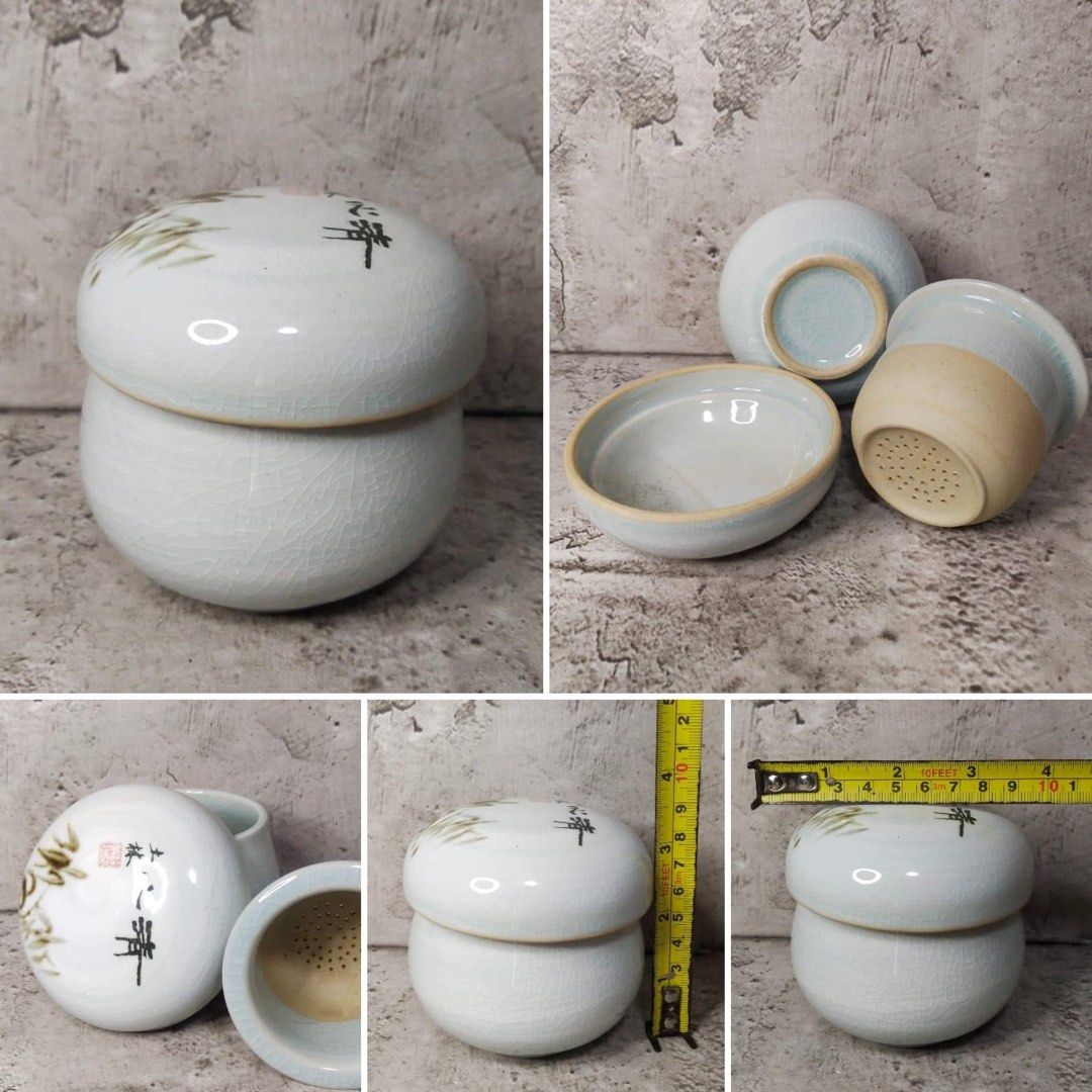 Japan Items Stoneware Teacup with Lid and Strainer (Category: Coffee & Tea Tableware) located in San Pablo. Submitted by lamujer_stonewareph (Listing ID 1328223243, Image 1). Description: 2pcs Available .