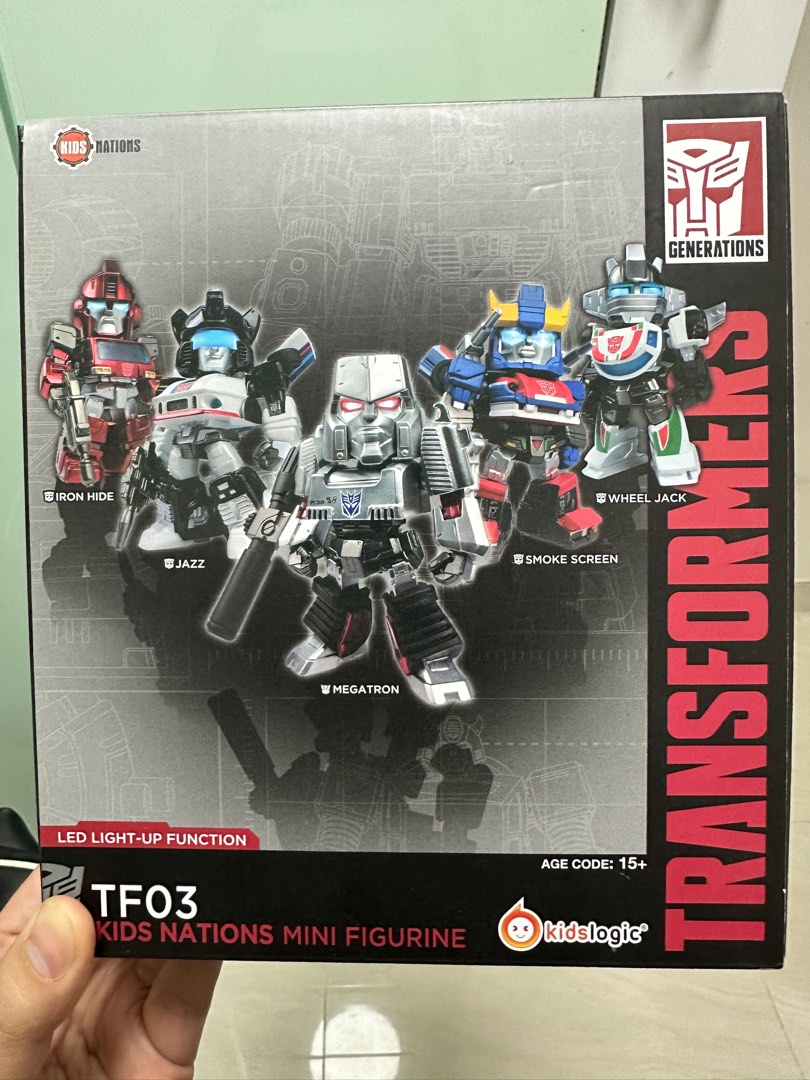 Kids Nations『TF-03』トランスフォーマー ディフォルメフィギュア 5体 