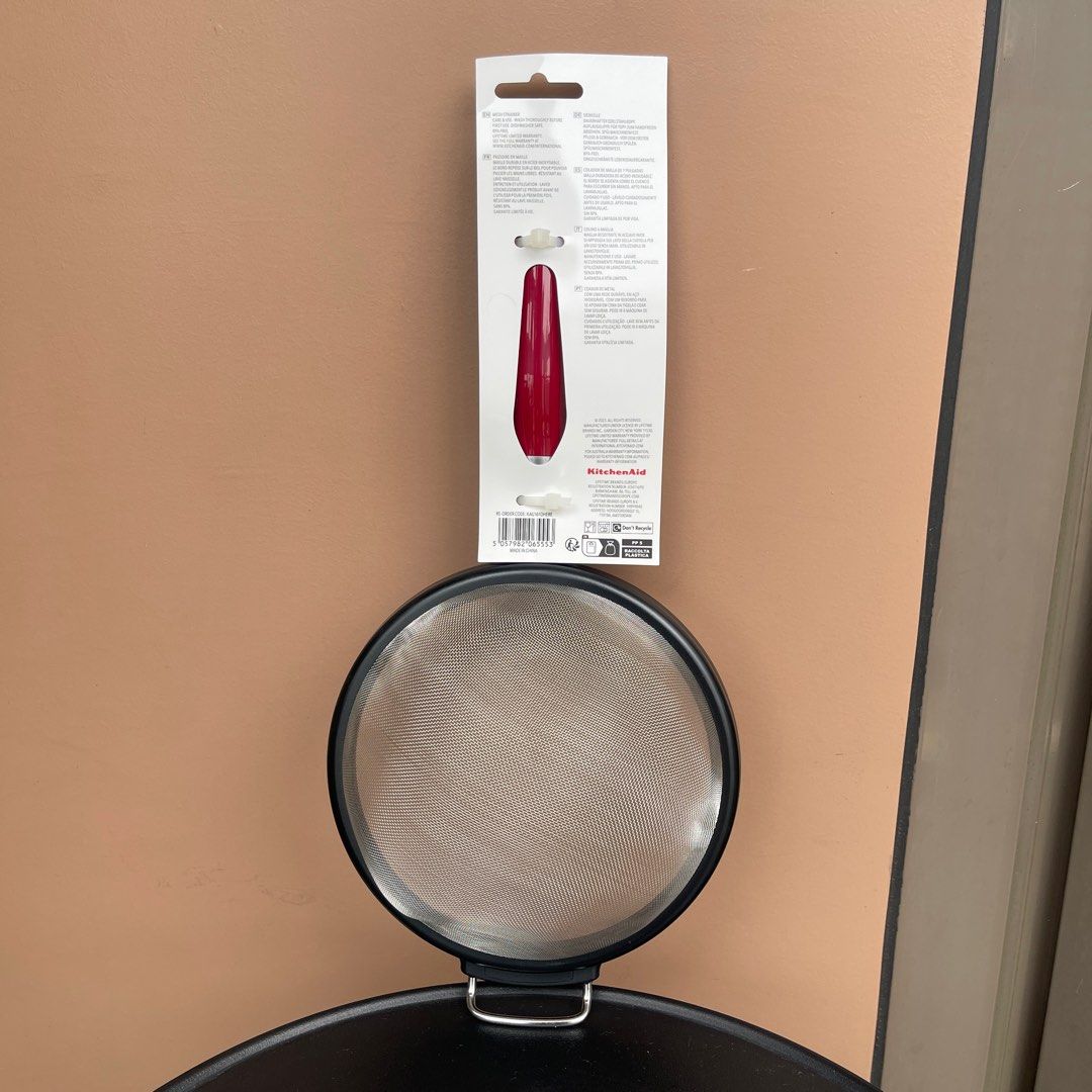 Kitchenaid Mesh Strainer - Stainless Steel Mesh - Empire Red (Category: Other Kitchenware & Tableware) located in Manila. Submitted by hodlclub (Listing ID 1328176983, Image 2). Description: Brand new.