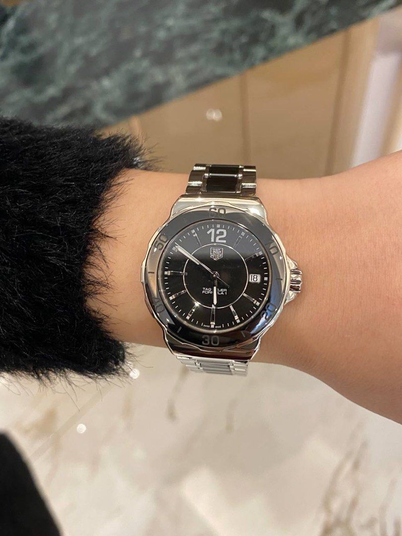 Tag heuer formula 1 quartz ladies 32mm ceramic watch hot sale