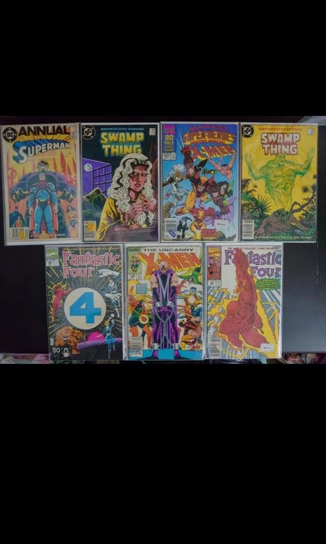 Lot comics Marvel and DC.Big key issue 1st appearance John Constantine