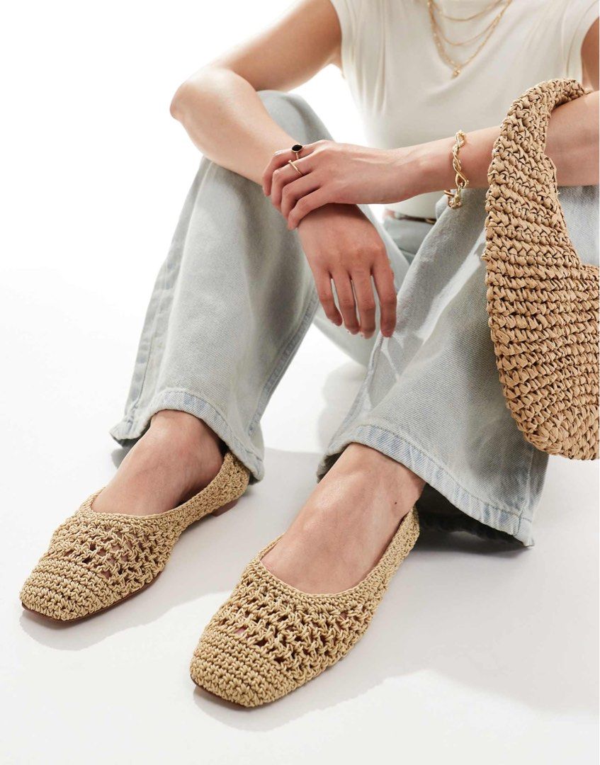 Mango square toe braided flats (Category: Flats & Sandals) located in Cavite. Submitted by tuffluv (Listing ID 1328080254, Image 1). Description: .