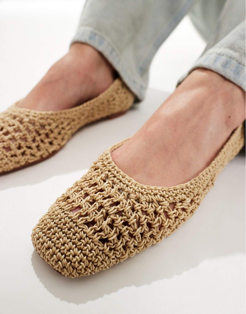 Mango square toe braided flats (Category: Flats & Sandals) located in Cavite. Submitted by tuffluv (Listing ID 1328080254, Image 2). Description: .