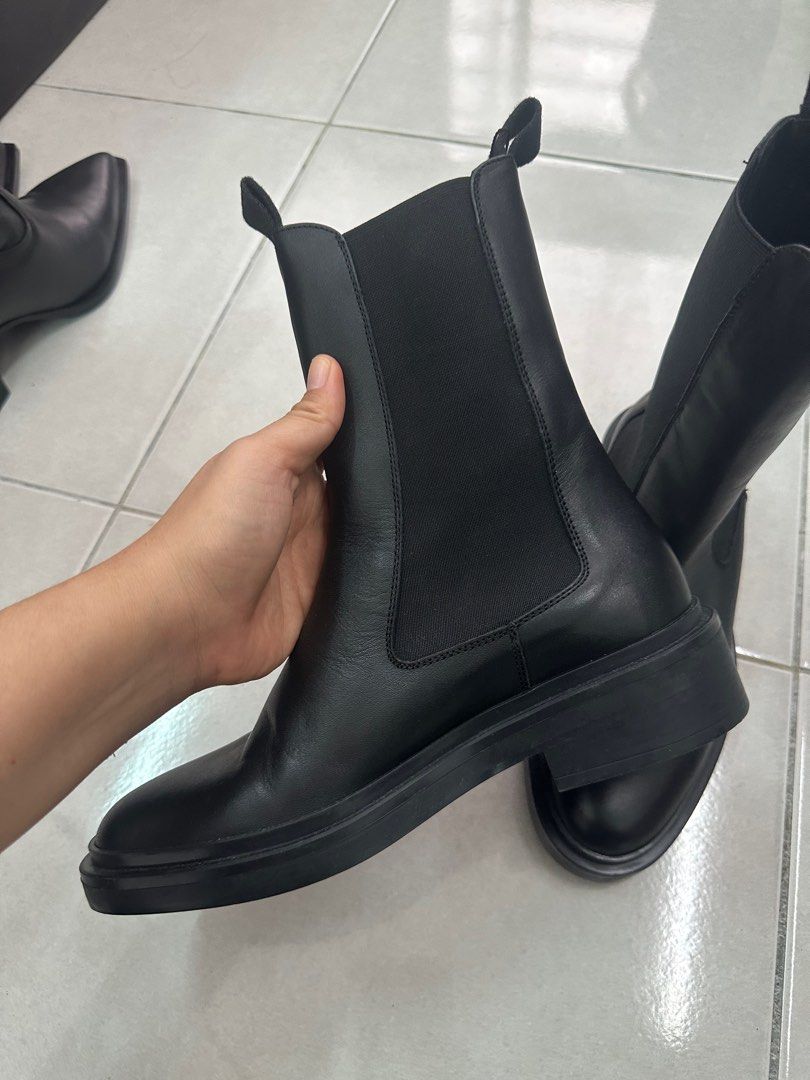 Massimo dutti chelsea boots clearance