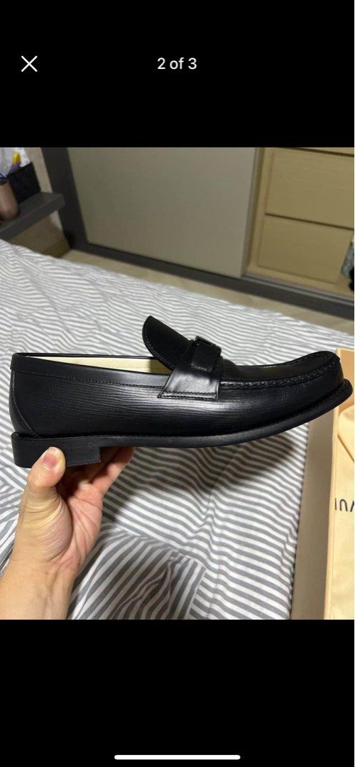 Mens black loafers size 9 top