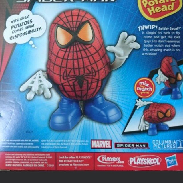 Mr Potato Head Spider Spud Spiderman, Hobbies & Toys, Toys & Games