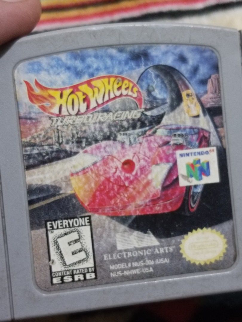 N64 hot wheels turbo racing US untested cart (Category: Nintendo) located in Quezon City. Submitted by markgolveo (Listing ID 1328204465, Image 3). Description: N64 hot wheels turbo racing US untested cart.