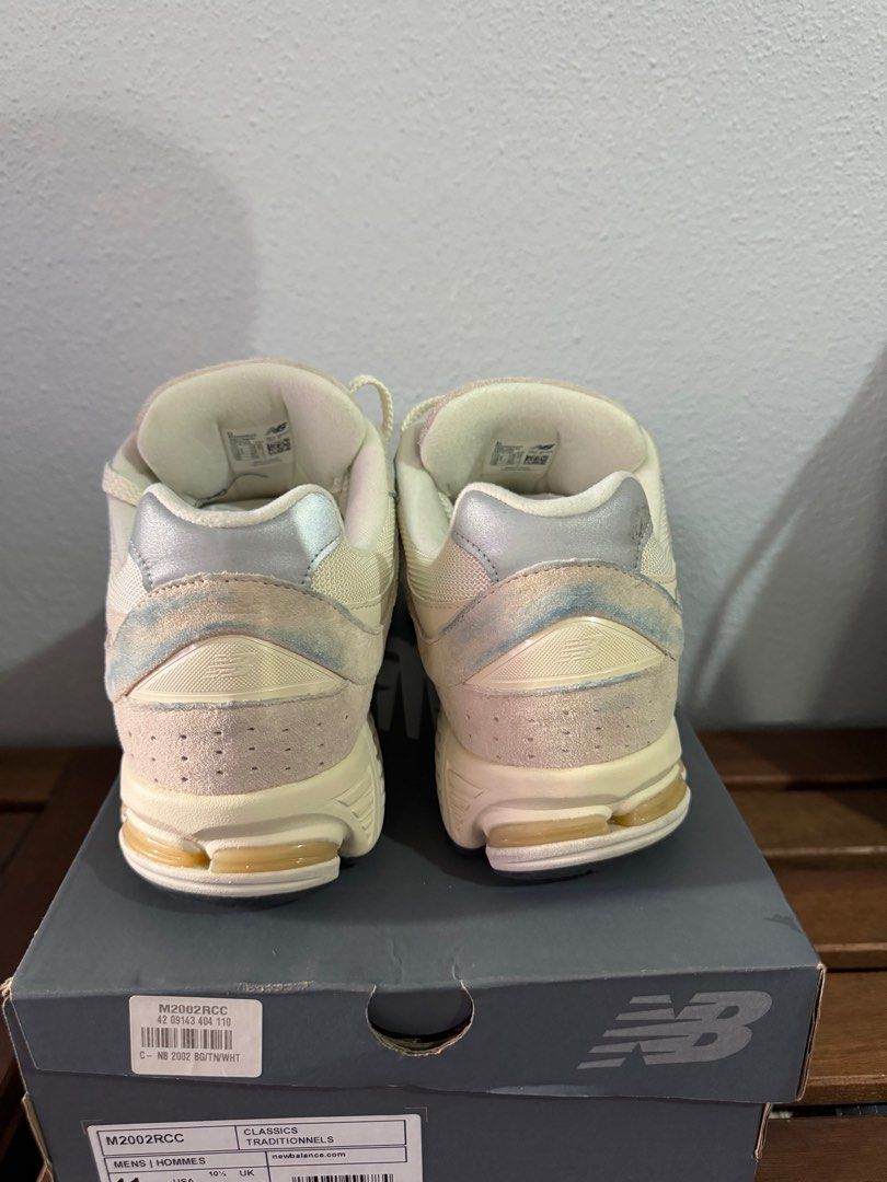 NEW BALANCE M2002RCC BEIGE TAN WHITE Men s Fashion Footwear Sneakers on Carousell