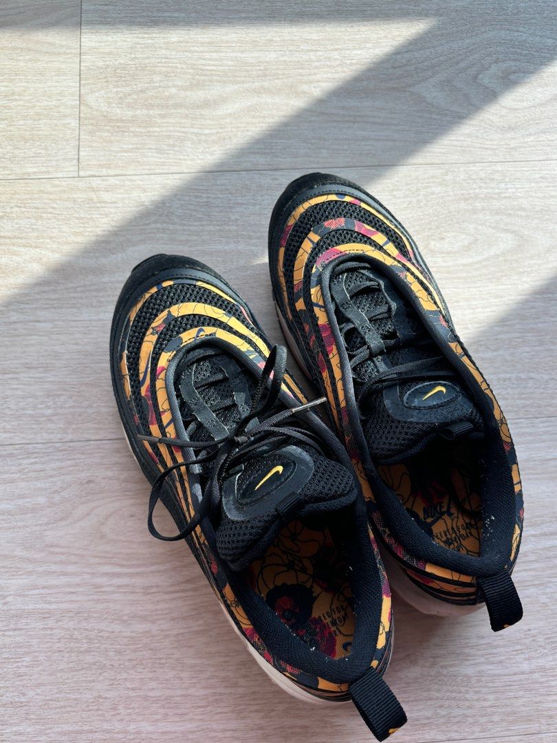 Nike air max 97 sneakers rose pattern black