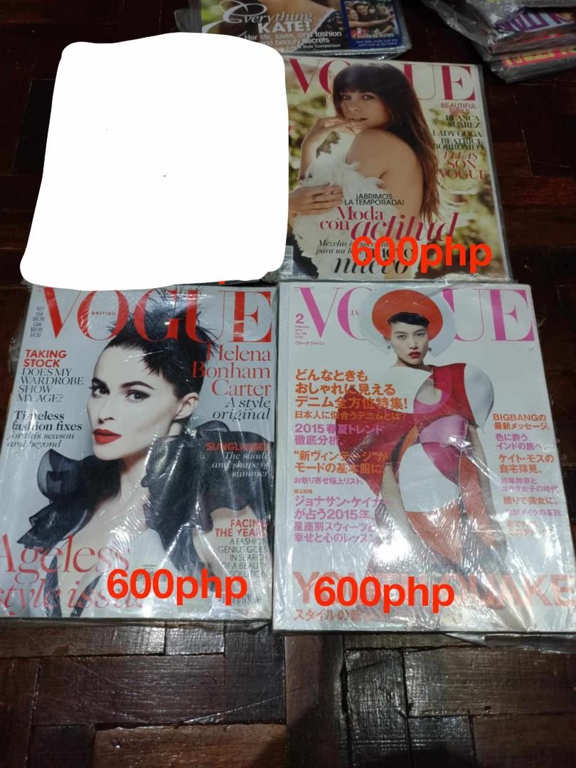 Old magazines (Category: Magazines) located in Marikina City. Submitted by tatascollections (Listing ID 1326042450, Image 2). Description: ₱600 - ₱700 Item's color may differ because of lighting !!No Cancellation/Refunds!! LOC: Cainta MODE OF PAYMENT: GCASH ONLY SHIPPING VIA: LALAMOVE CONTACT NUMBER: 0960-371-8661 DIRECT MESSAGE US FOR MORE INFO AND PICTURES! .