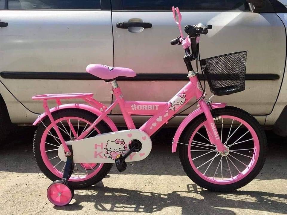 ORBIT ORDINARY HELLO KITTY KIDDIE BIKE Sports Equipment Bicycles Parts Bicycles on Carousell