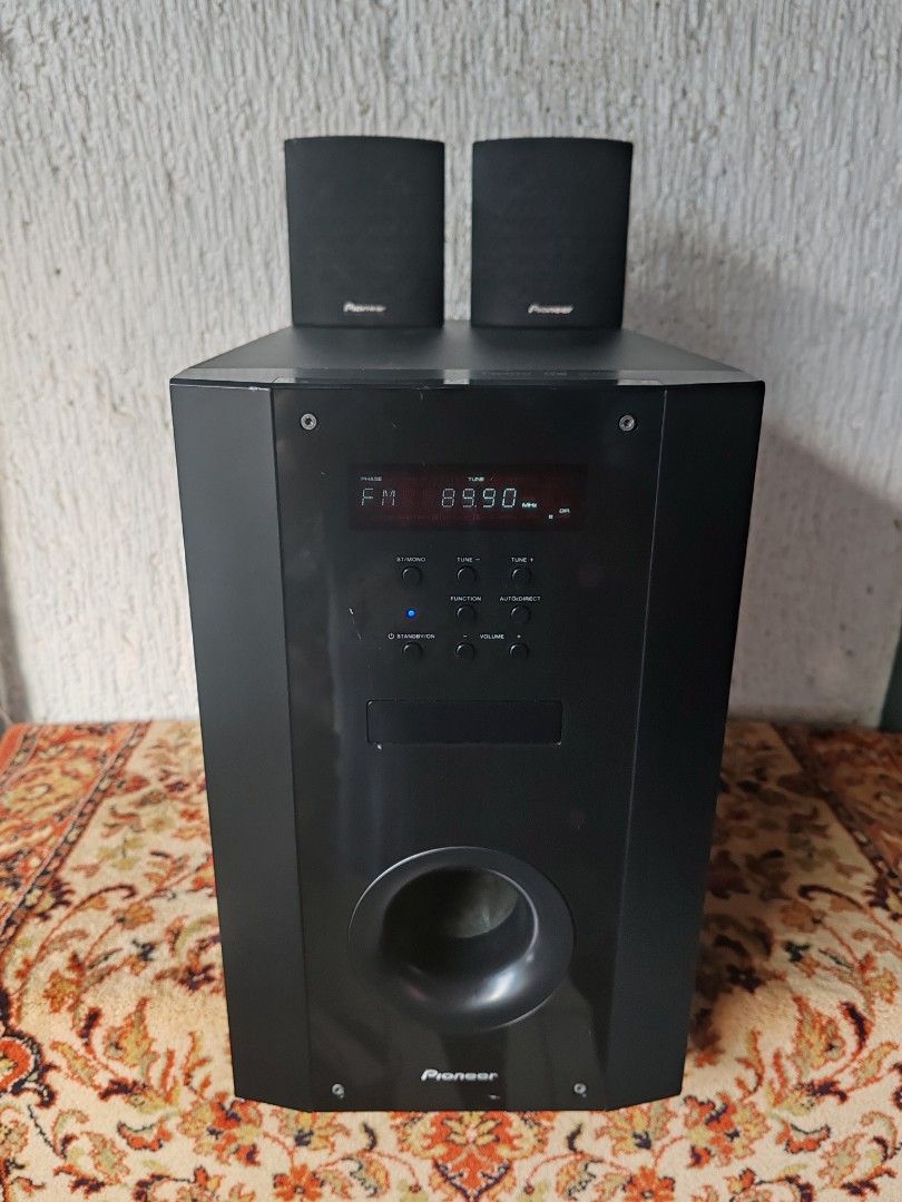 Original Pioneer SXSWR1 Active Subwoofer with 2 Pioneer Satelite