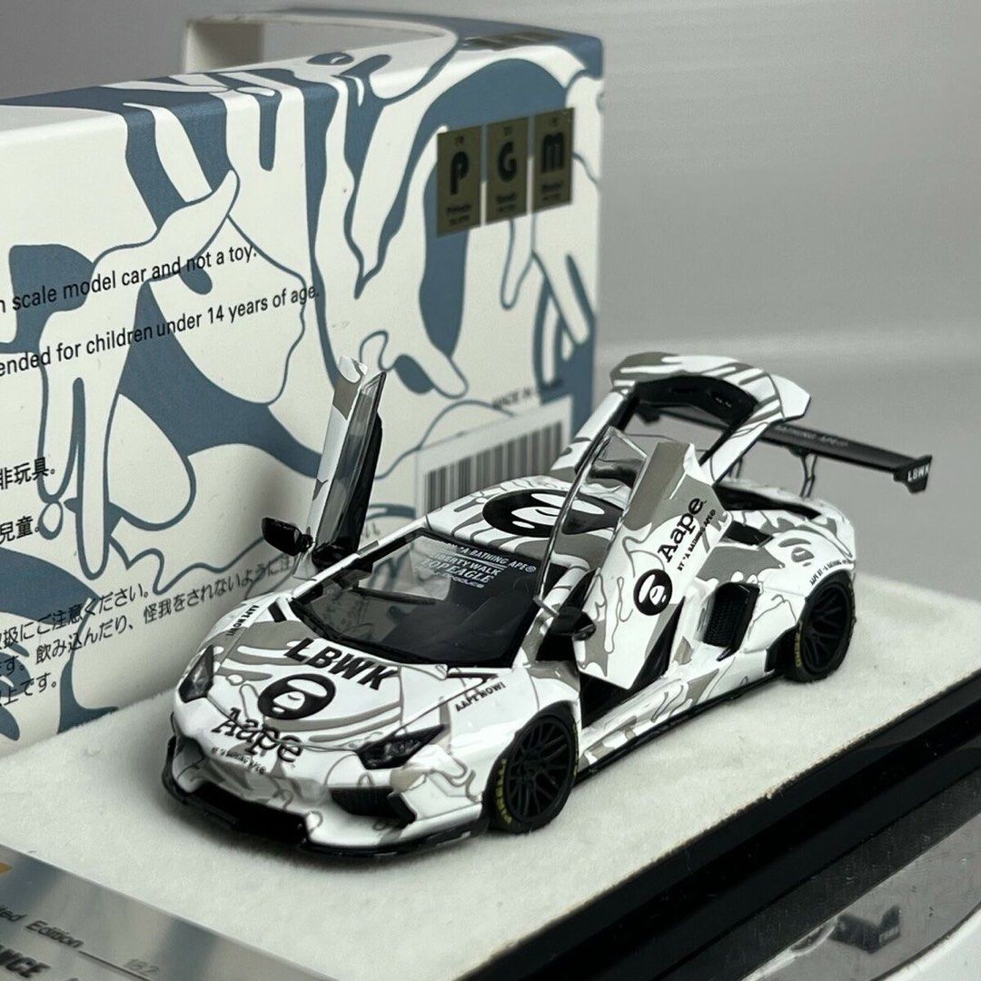 限定999台　PGM 1/64 LBWK×Aape LP700 ランボルギーニ 限定999台 PGM 1/64 LBWK×Aape LP700 ランボルギーニ - メルカリ