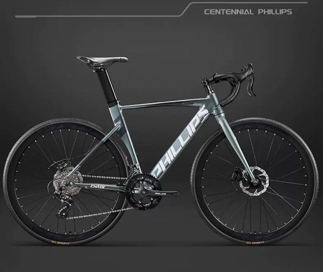 🆕PHILLIPS Chase 24 Speed Aero Road Bike | Drop Bar Entry Race