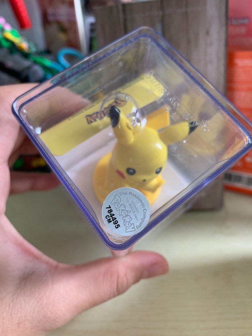 Pokemon Stamp (Category: Stamps & Prints) located in Makati City. Submitted by armigr (Listing ID 1328121972, Image 2). Description: It can be used as a decorative piece placed on a desk, and it comes with an acrylic display case. It serves as a stamp..
