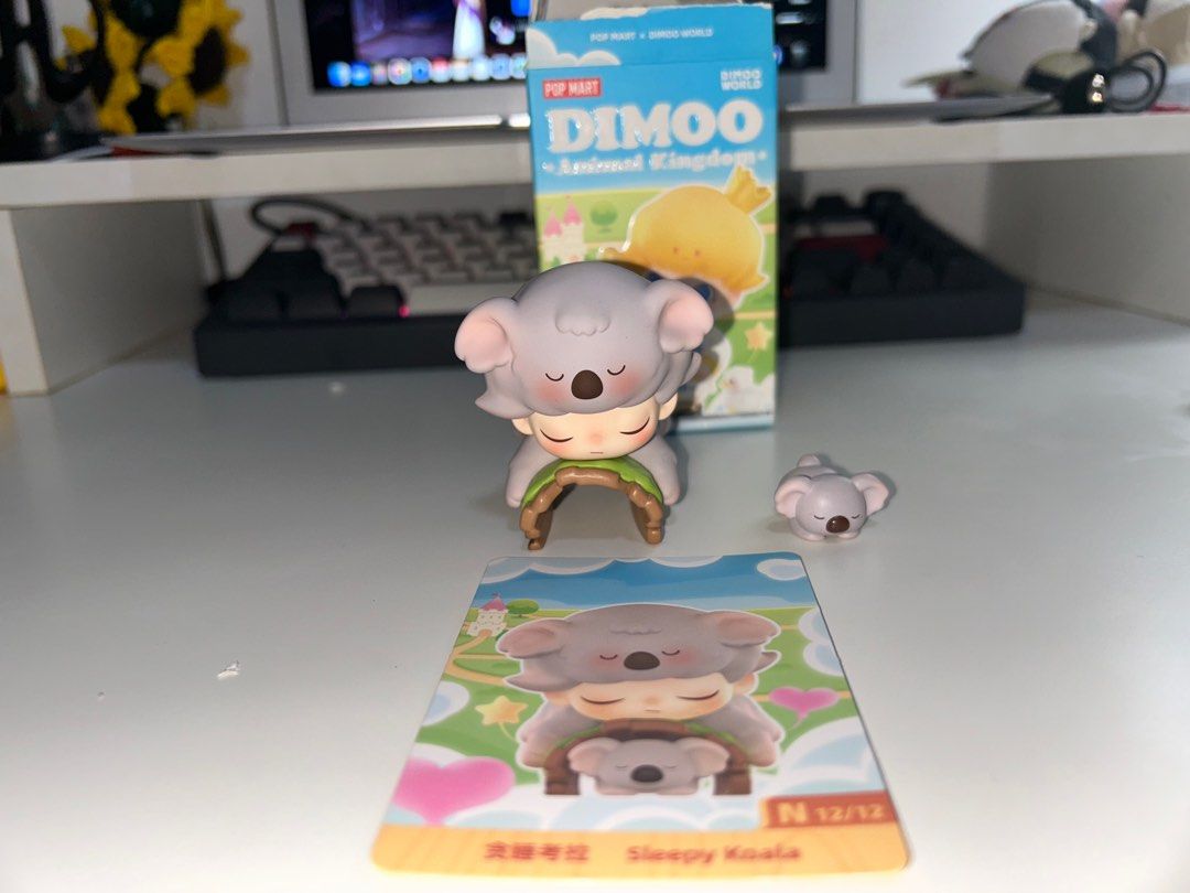 Popmart Dimoo, Hirono, Smiski (Category: Designer & Blind Box Toys) located in Manila. Submitted by potatomatical (Listing ID 1328239024, Image 3). Description: rfs: need funds for school ;( Popmart(dimoo): 400 each available: christmas dimoo sold-dimoo(marshmallow, koala, ghostcatcher), hirono&smiski note: -has box but not mint -has card dm for inquiries.