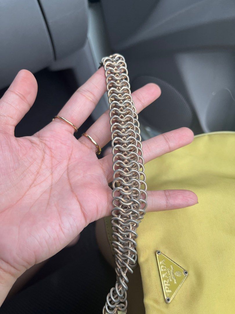 Prada kili kili bag (Category: Luxury Bags & Wallets) located in Manila. Submitted by dmaker_closet (Listing ID 1328182554, Image 3). Description: Prada kili kili bag Dirt, chain luma.