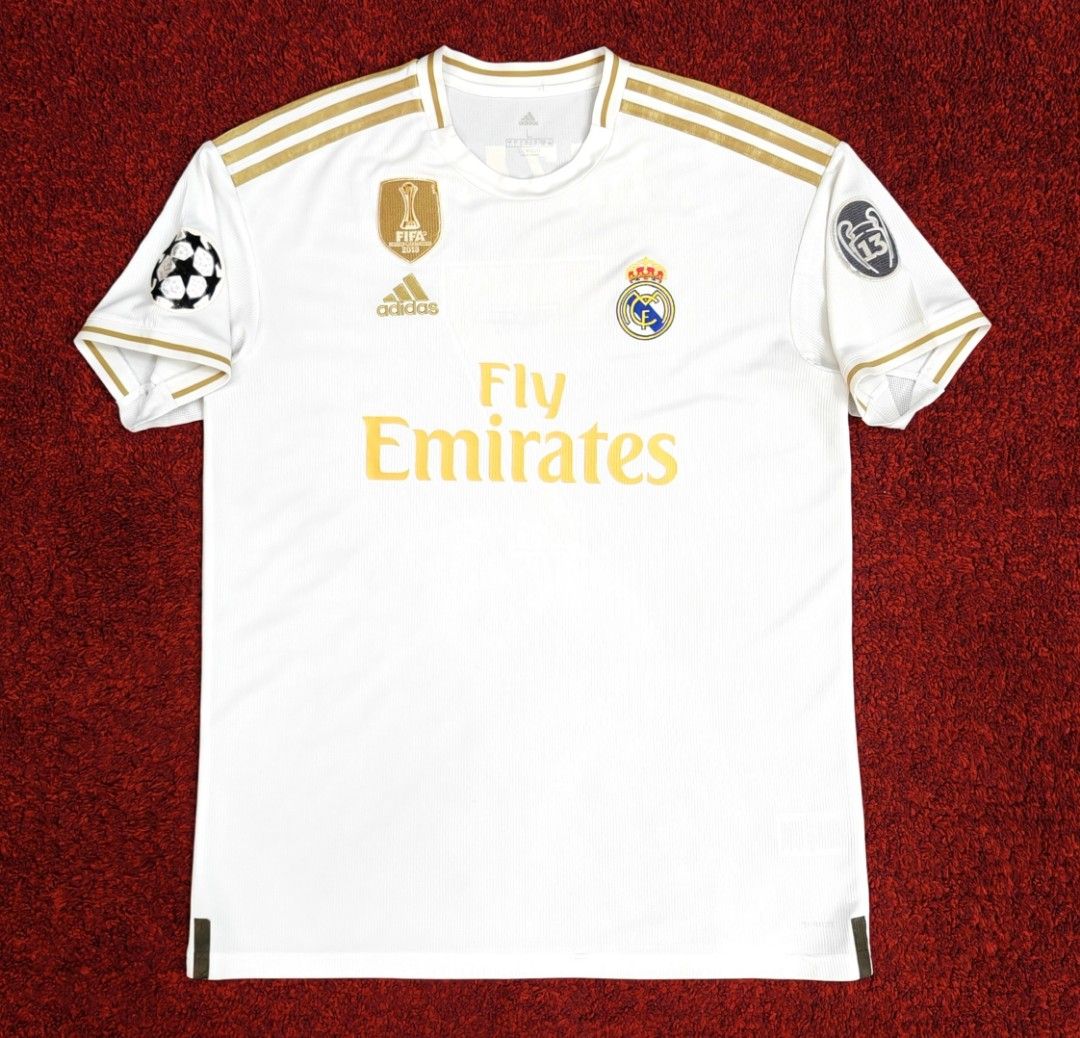 REAL MADRID HOME JERSEY 2019 20 HAZARD 7 CHAMPIONS LEAGUE UCL