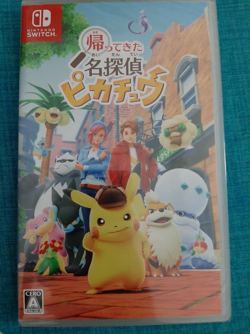 Sealed Nintendo Switch Game Detective Pikachu, Hobbies & Toys, Toys