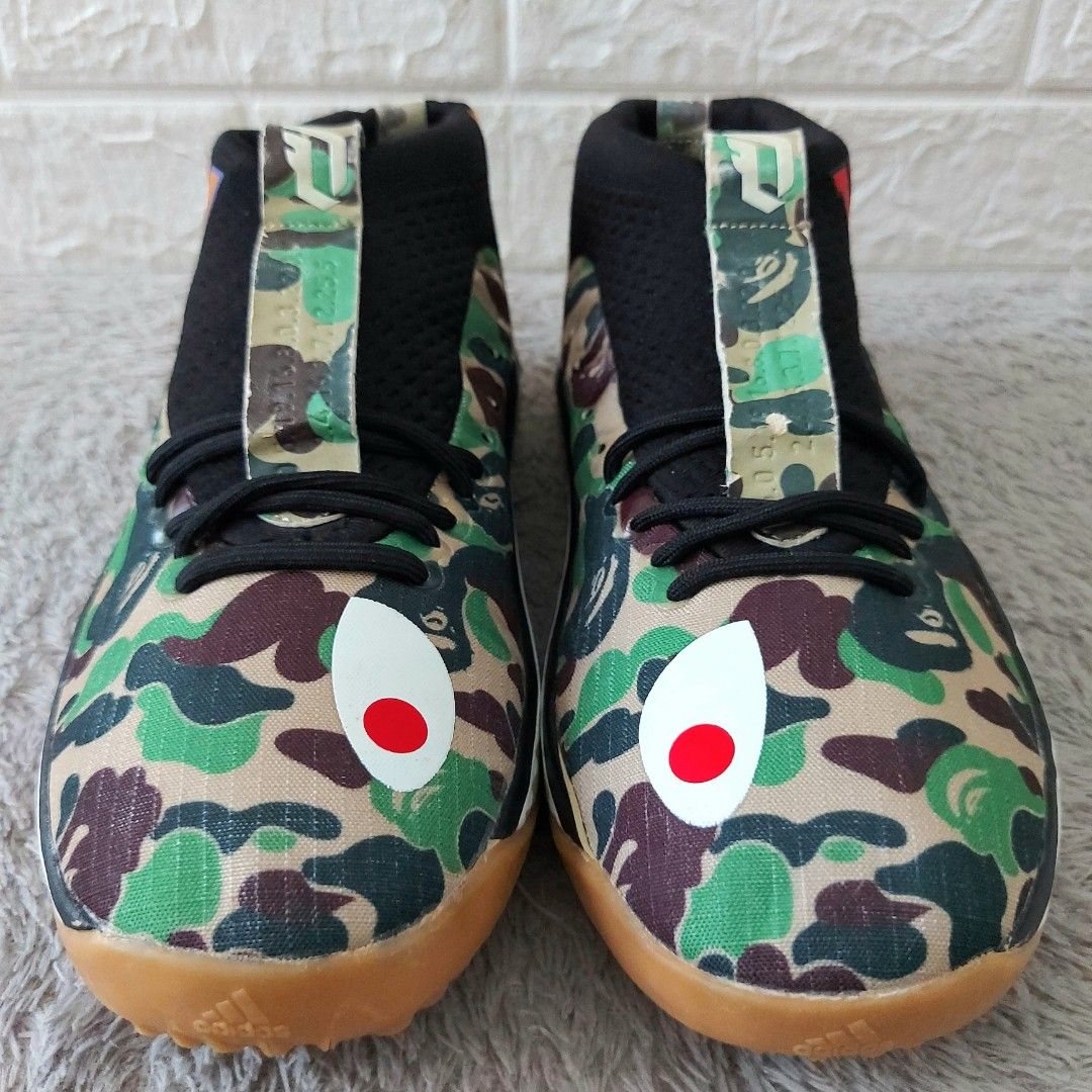 Adidas dame 4 x a bathing ape clearance