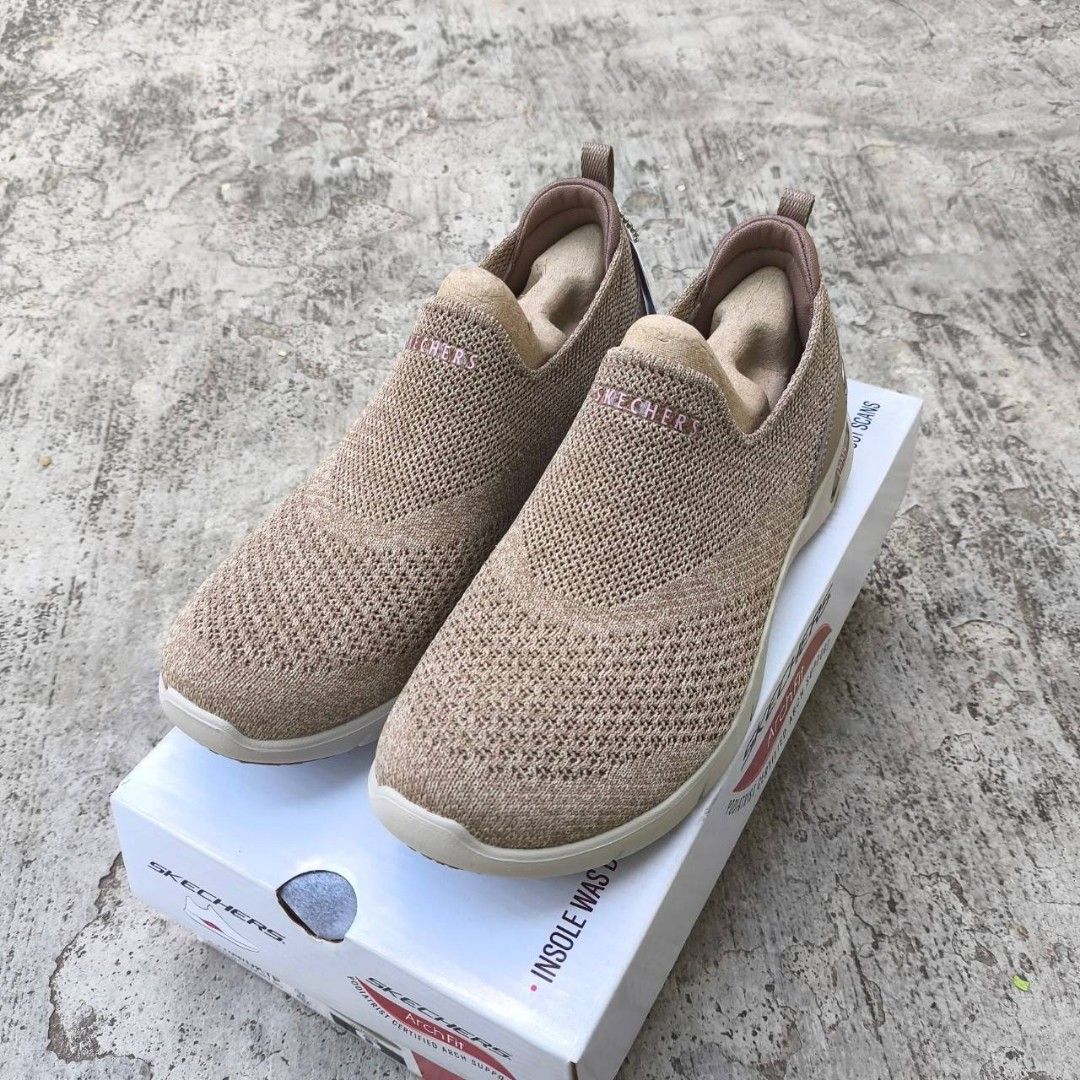 Skechers arch fit refine dark taupe