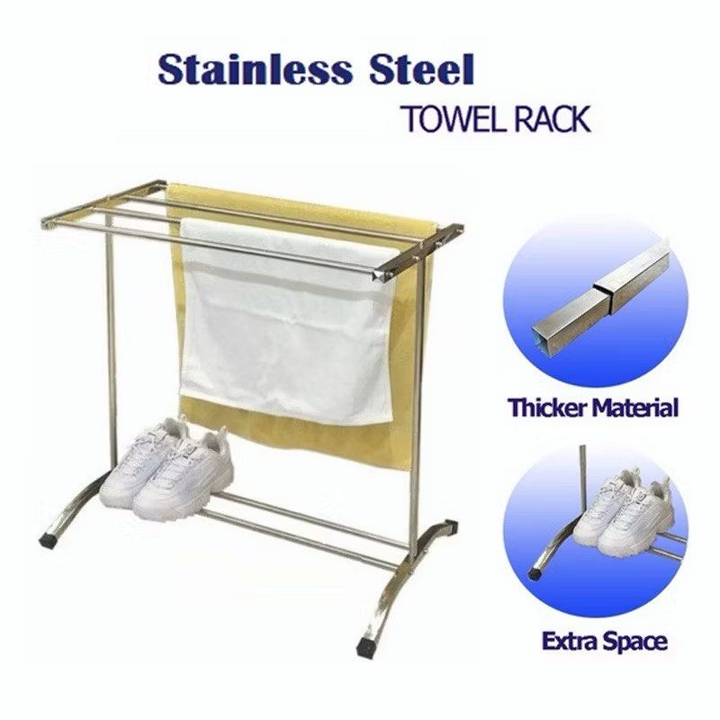 Stainless Steel Towel Rack, Furniture & Home Living, Bathroom & Kitchen