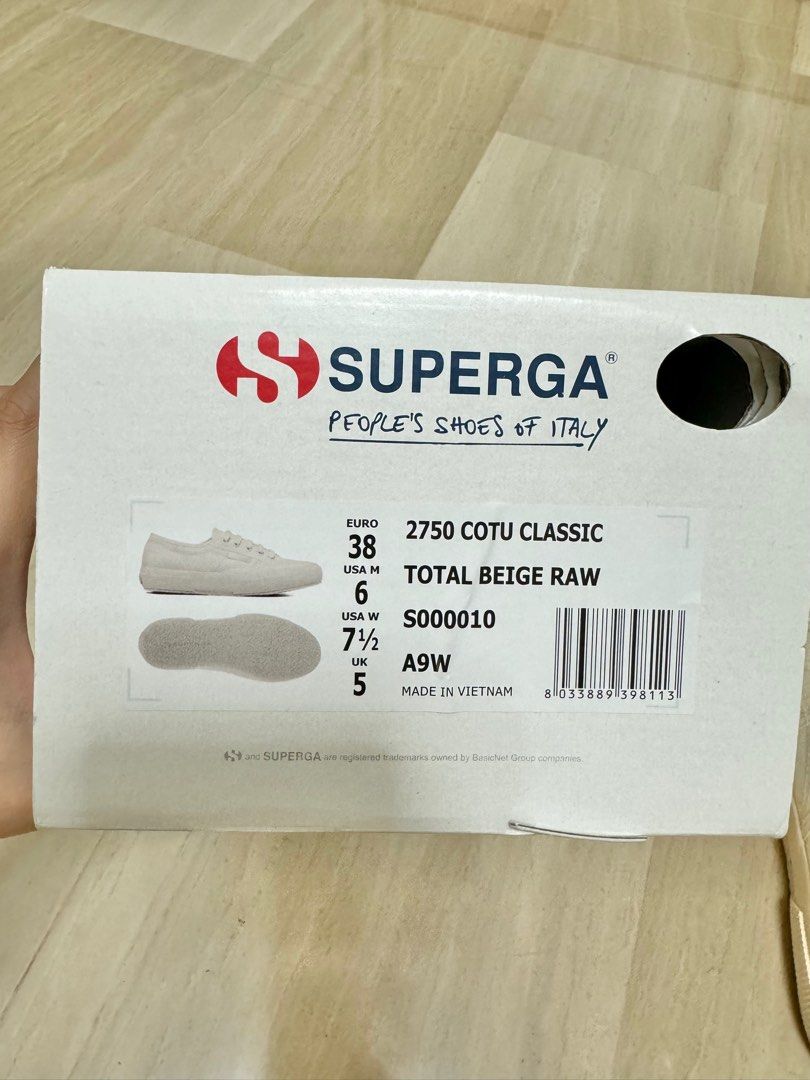Superga 2759 Total Beige Women s Fashion Footwear Sneakers on Carousell
