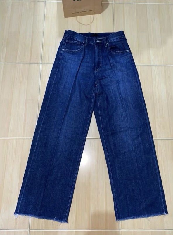 Baggy Jeans Uniqlo Jeans Womens Ph UNIQLO Baggy Jeans Deep Blue - Main Image