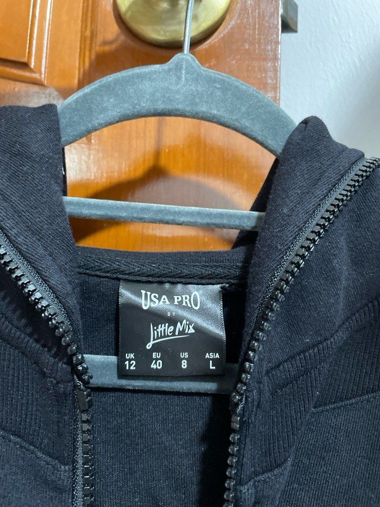 USA Pro by Little Mix cropped hoodie UK 12 Asia L