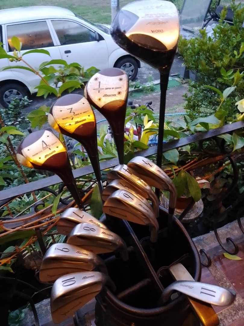 Used Mizuno men s golf set Sports Equipment Sports Games Golf on Carousell
