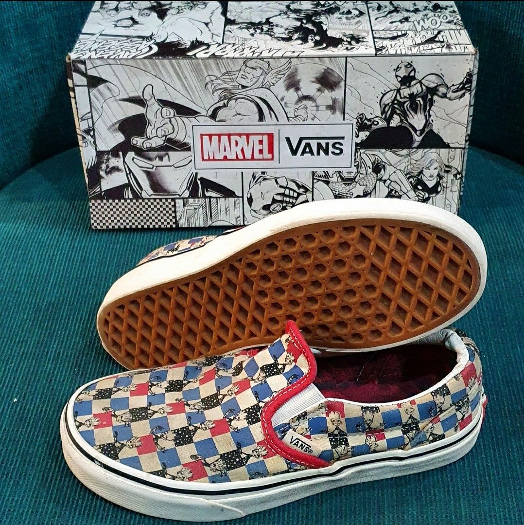 Childrens marvel vans online