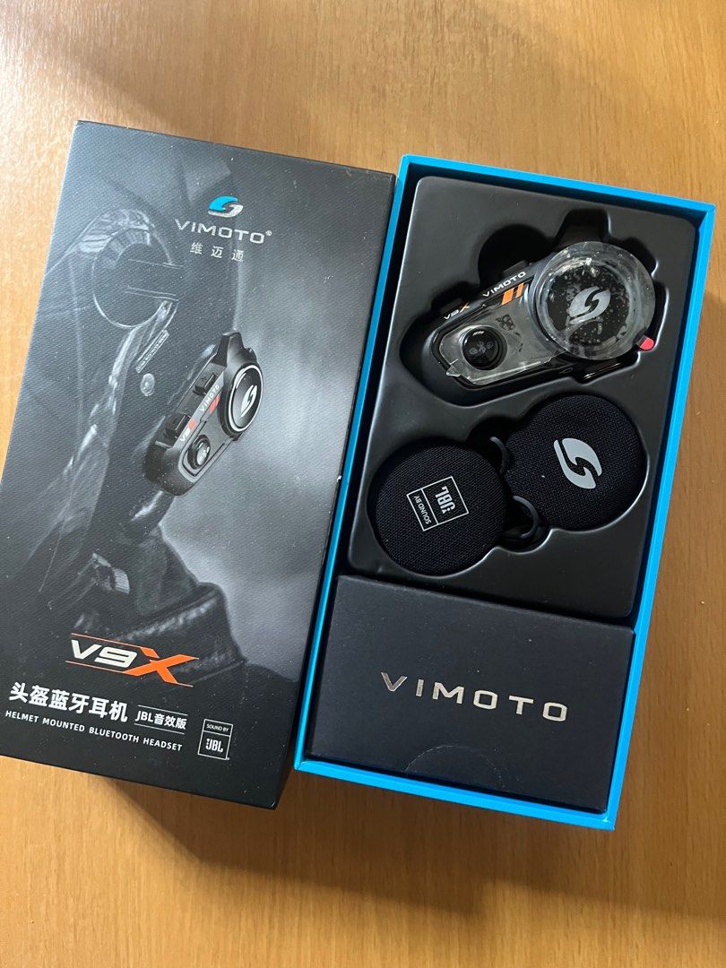Vimoto V9X Bluetooth JBL Speaker Headset Motorcycle Rider (Waterproof