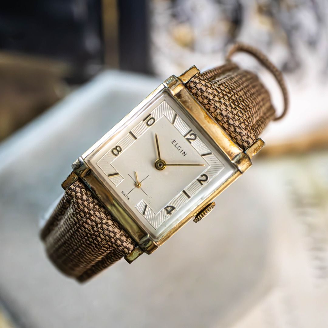 Vintage elgin wrist watch sales