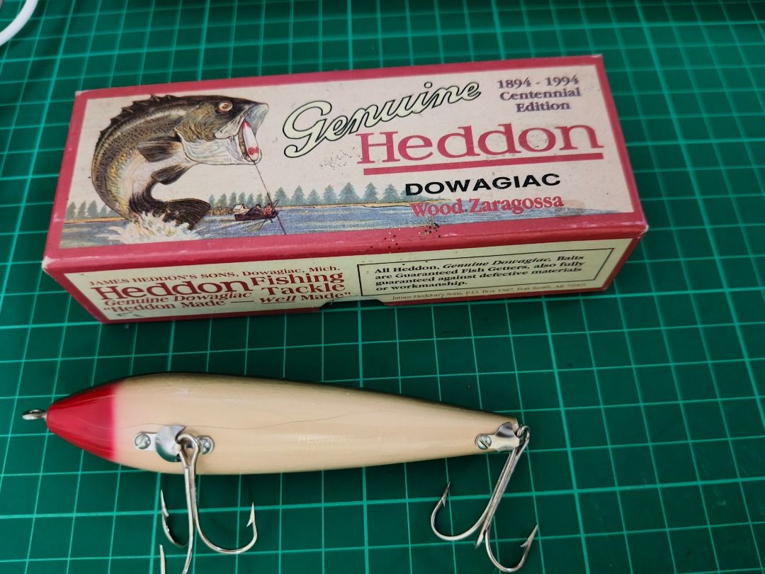 JAMES HEDDON'S SONS DOWAGIAC MICH 3-35 Vintage HEDDON DOWAGIAC