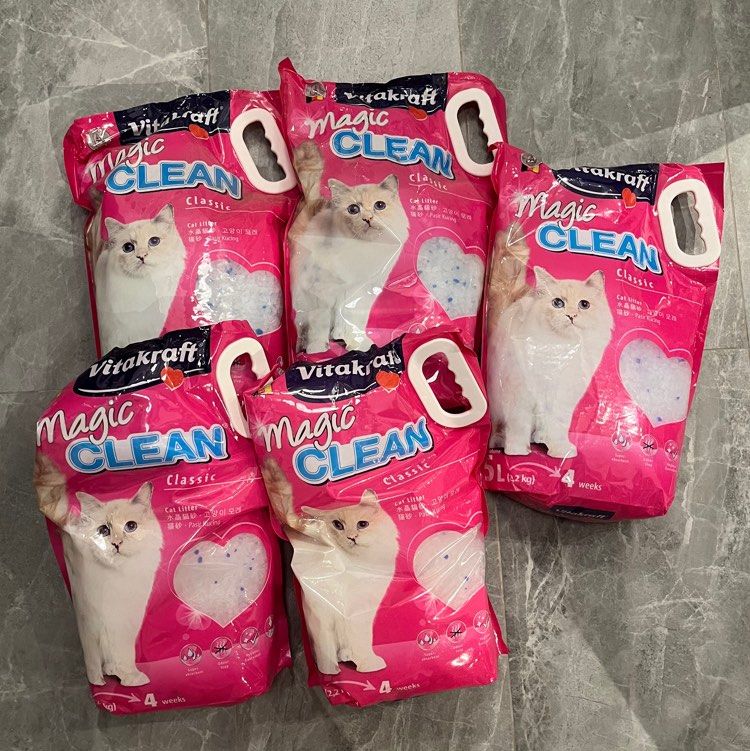 Magic clean cat litter sale