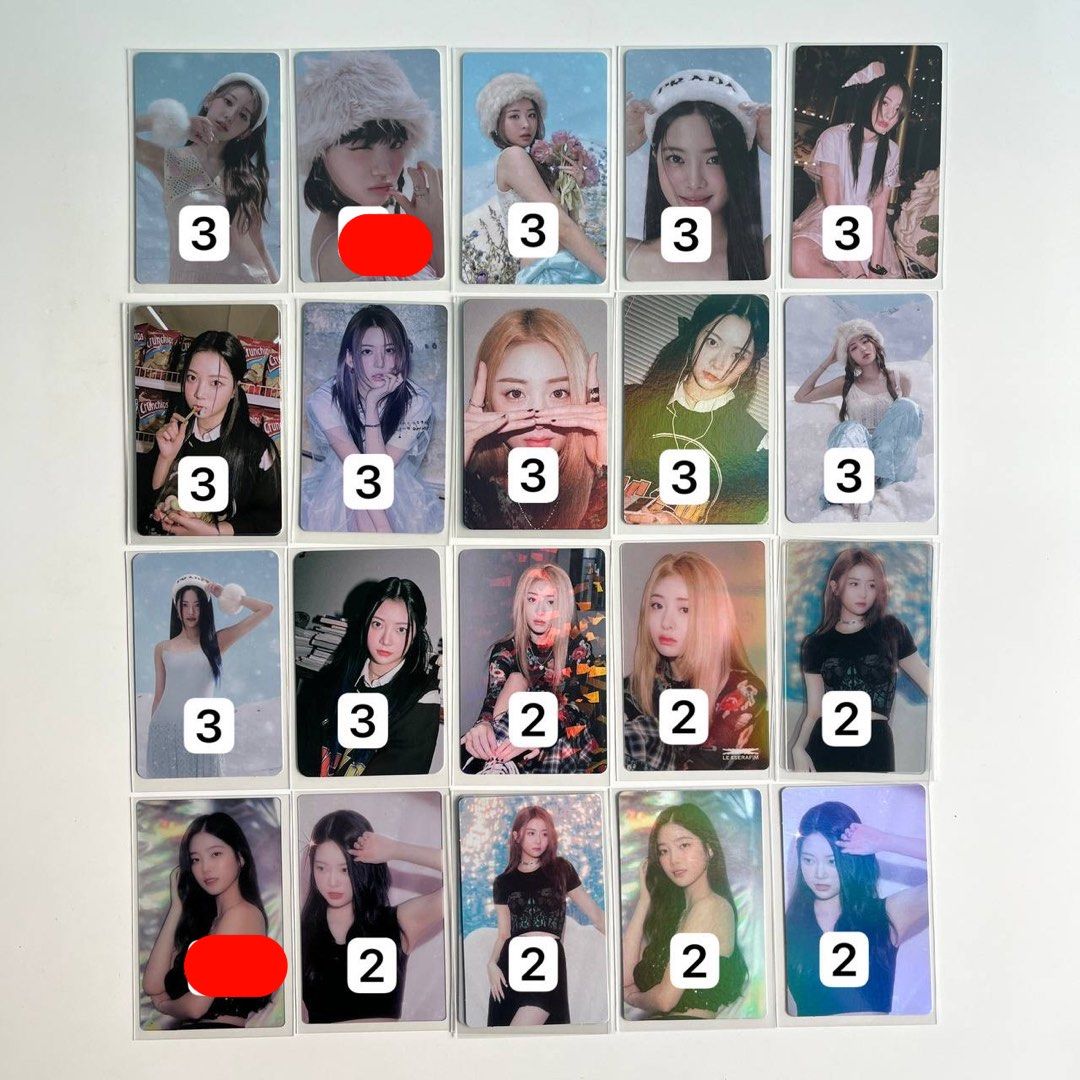 Lesserafim Kazuha Antifragile Album Photocard WTS LE