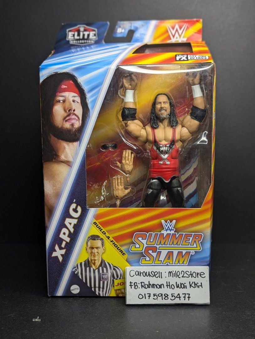 WWE Elite SummerSlam 2024 X Pac, Hobbies & Toys, Toys & Games on