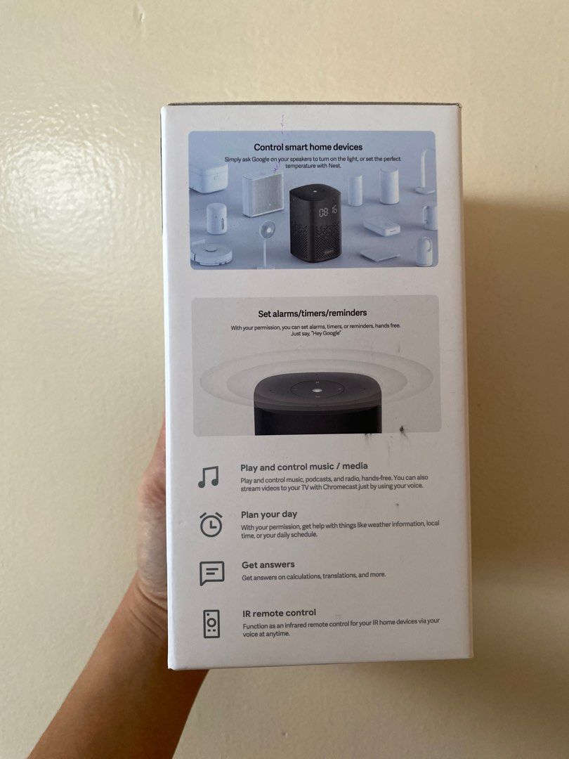 Xiaomi Smart Speaker IR Control (Category: Soundbars, Speakers & Amplifiers) located in Quezon City. Submitted by jeckmarj (Listing ID 1328063708, Image 3). Description: ￼Xiaomi Smart Speaker IR Control ✅ NEW Sealed Box ✅ LED Clock Display ✅ built in Google Assistant ✅ Balanced Sound Field ✅ Bluetooth 5.0 Dimension: 95*95*14mm Weight: 628 g .