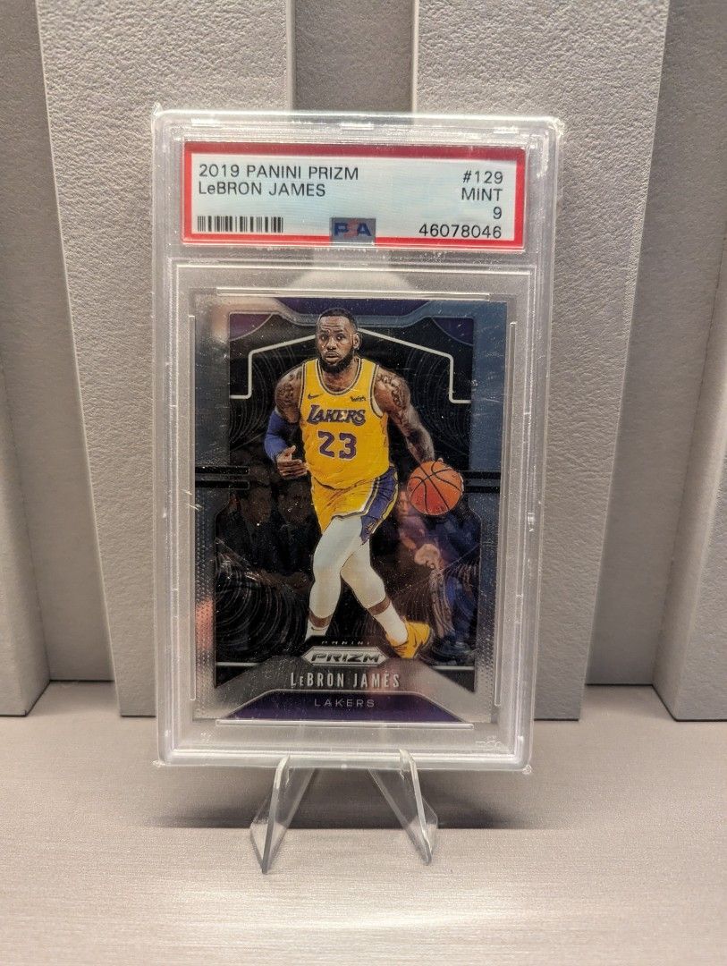 2019 2020 Panini Prizm LeBron James PSA 9 129 Stock X verified Hobbies Toys Toys Games on Carousell