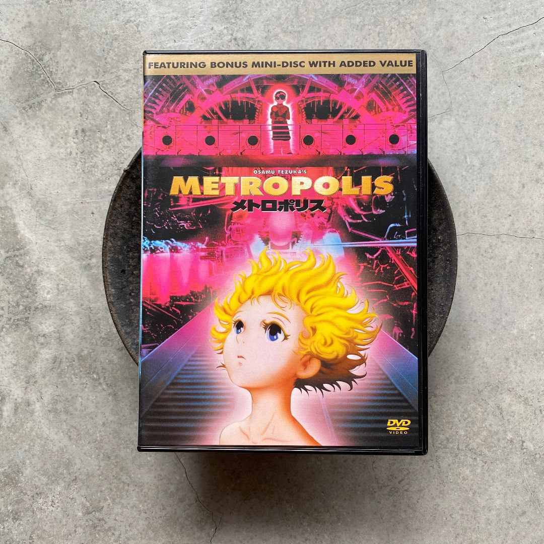 平常小姐┋2手DVD┋手塚治虫【大都會】雙碟版Metropolis 2001